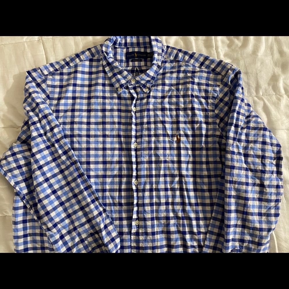 Men’s long sleeve polo